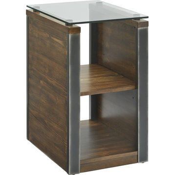Midtown Chairside Table - Toffee