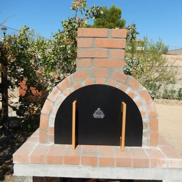 The Brown Family Wood Fired Brick Pizza Oven in California