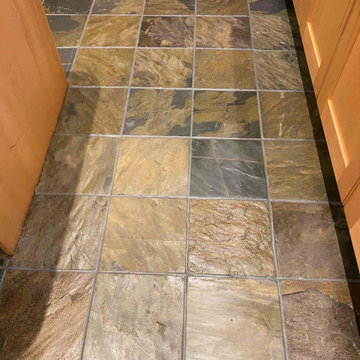 Renovating Chinese Slate Kitchen Flooring in Keston BR2