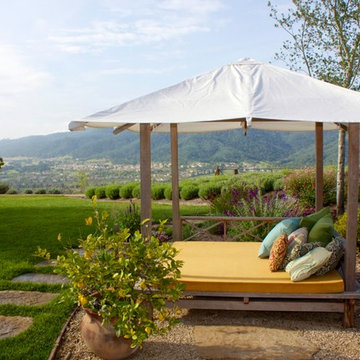 California Craftsman Hillside Garden