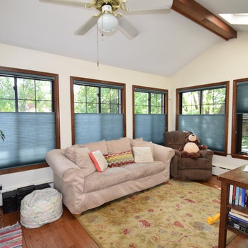 Oak Park Duette Archetella Top-Down Bottom-Up Honeycomb Shades