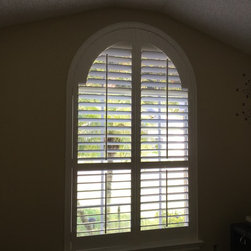 Custom specialty job Tampa/ After - Interior Shutters