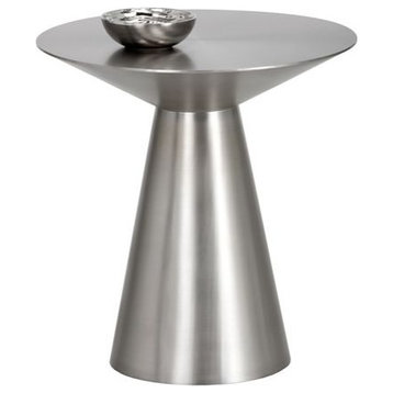 Sunpan Ikon Carmel Side Table - Stainless Steel