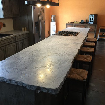 Tuscan Kitchen Concrete Countertop - Poland, OH