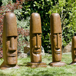Tiki Heads - Garden Statues And Yard Art