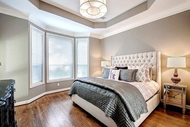 Bedroom - contemporary bedroom idea in Houston