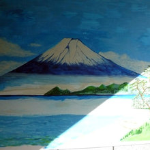 お風呂の壁画