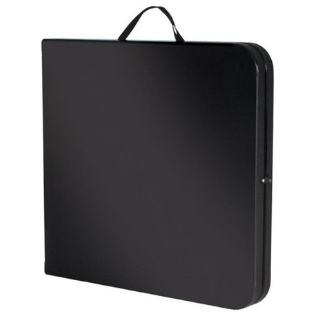 Cosco 6' Centerfold Blow Molded Folding Table in Black