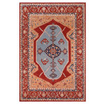 Bareens Designer Rugs - Bohemian Heriz Ziegler Pasquale Orange Rust Hand-Knotted Rug - 9'0'' x 11'6'' - Enhance the ambiance of your home with this magnificent Persian-influenced Turkish hand-knotted rug made by skilled artisans capable of creating the most exceptional vegetable dyes and hand-spun wool. This exquisite handmade rug is a one-of-a-kind Peshawar Kafkaz, otherwise identified as Chobi, Chobi Peshawar, Oushak, or Ziegler rug. These handmade rugs are crafted in Pakistan utilizing superior-quality wool imported from Australia, New Zealand, and Korea in two types of weaves: the Persian weave and the Mori weave. This rug is meticulously crafted by hand using the finest natural vegetable dyes extracted from local plants. The artisans use a blend of hand-spun local and fine merino wool, resulting in a rug with a compelling texture, higher lanolin content, and longer staple. The artisans occasionally incorporate natural or artificial silk into the pile to enhance specific motifs. The finished product is an awe-inspiring execution of flawless design and an understated palette that exudes elegance.