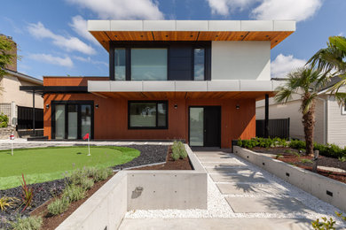 Example of a trendy exterior home design in Vancouver