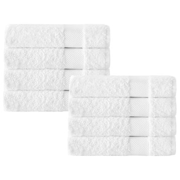 Kansas Turkish Cotton Towel Set, 8 Pcs Wash Towels
