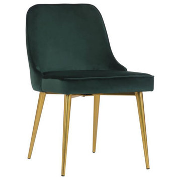 Heye Velvet Chair, Green