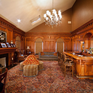 This is an example of a victorian basement in New York.