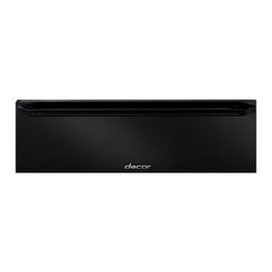 Dacor Epicure 30" Warming Drawer, Black Glass W/ Black Handle | ERWD30B - Warming Drawers