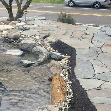 Waterfall and Koi Pond