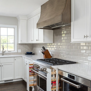 Transitional Kitchen and First Floor Flock Remodel - Naperville