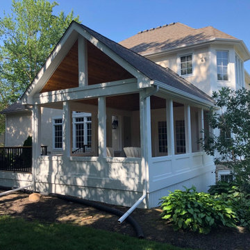 Cedar Porch and Deck Combination in Powell, OH