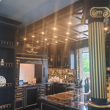 Custom made cabinets for whole house in Hamburg Germany
