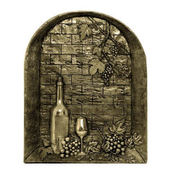 Metal mural for kitchen backsplash - Tile