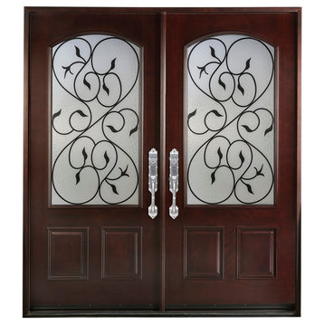 Valencia, Left Hand Swing In, Exterior Front Entry Door, 36"x80"x2"