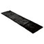Faux Fur Bed Runner, Black, 50x200 cm