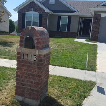 Brick and Stone Mailbox in O'fallon, Mo
