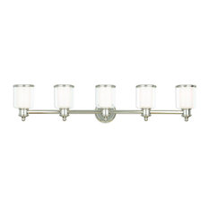Middlebush 5-Light Bath Vanity, Polished Nickel
