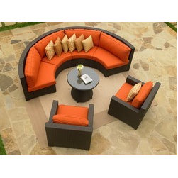 Curved Sofa Sectional Outdoor - Patio Furniture And Outdoor Furniture