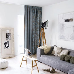 Shades with Side Panels - Curtains
