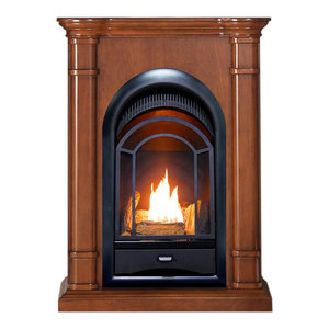 Procom Dual Fuel Ventless Gas Fireplace 10 000 Btu T Stat