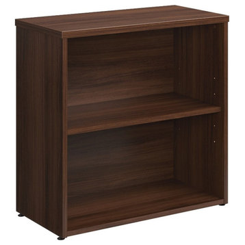Sauder Affirm Engineered Wood 2-Shelf Bookcase in Noble Elm/Brown Finish