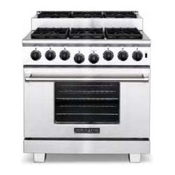 American Range 36" Dual Fuel Step-up Range, Stainless Steel | ARR-366ISDF - Gas Ranges And Electric Ranges