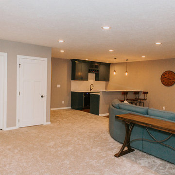 Placid Lake Transitional Basement Remodel