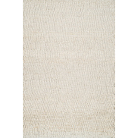 Nuloom Hand Woven Hailey Jute, Off White 5'x8'