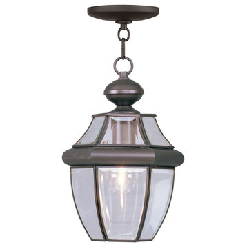 LIVEX LIGHTING 2152-07 1 Light Bronze Outdoor Chain Lantern