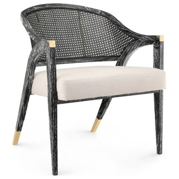 Edward Lounge Chair,Black