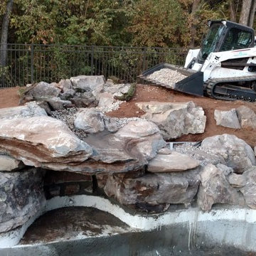 Waterfall/Grotto Project in Franklin, TN: