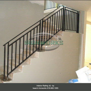 Interior Railings Custom Made by Isaac's Ironworks