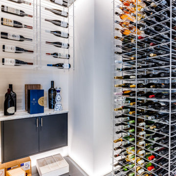 Striking Marble Wine Room