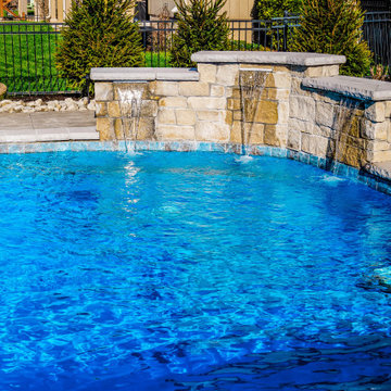 Custom In-ground pool and spa