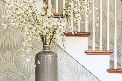 Example of a classic staircase design in New York