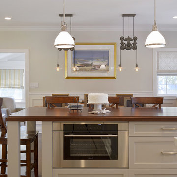Classic White Kitchen in Southern Westchester