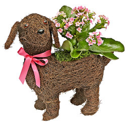 Contemporary Home Decor Pitter Patter Puppy Planter