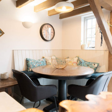 Blue Shaker Kitchen in Brockenhurst