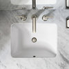Kohler K-20000 Caxton Rectangle 20-1/4" Undermount Bathroom Sink - White