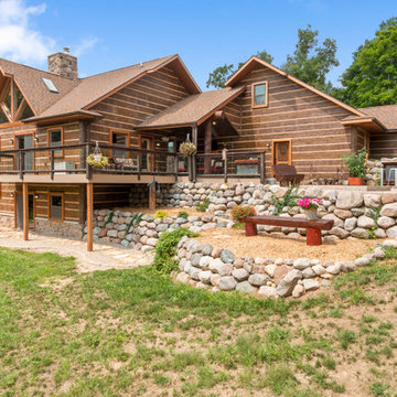Concrete Log Siding Homes