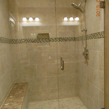 Bath tub conversion to shower enclosure