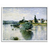 Countryside Homes Lake Landscape Monet Classic Painting, 20 x 16