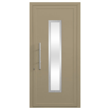 Carina Aluminum Series Entry Door, 48" x 96", Petina Green