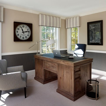 Napa Chic-Transitional Home Office